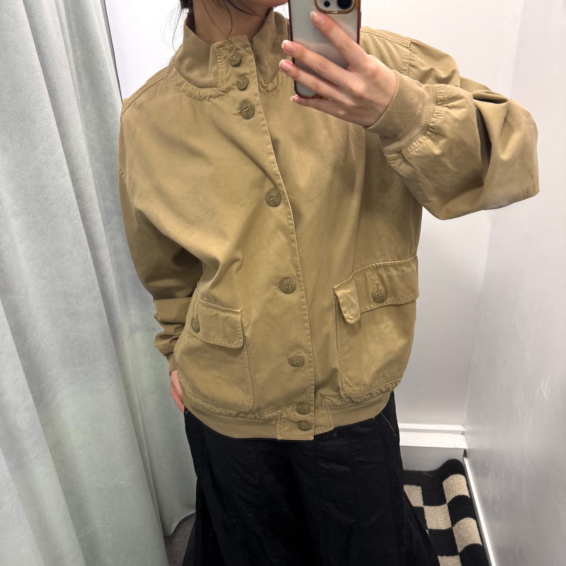 Belfe jeans 베이지 자켓 상품이미지1