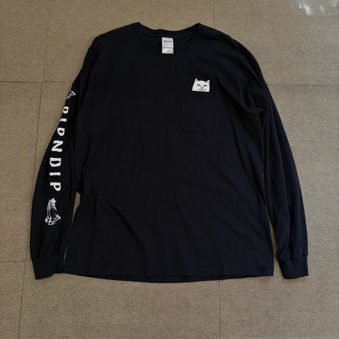 Rip N Dip 립앤딥 캣포켓 롱슬리브리스 L 상품이미지1