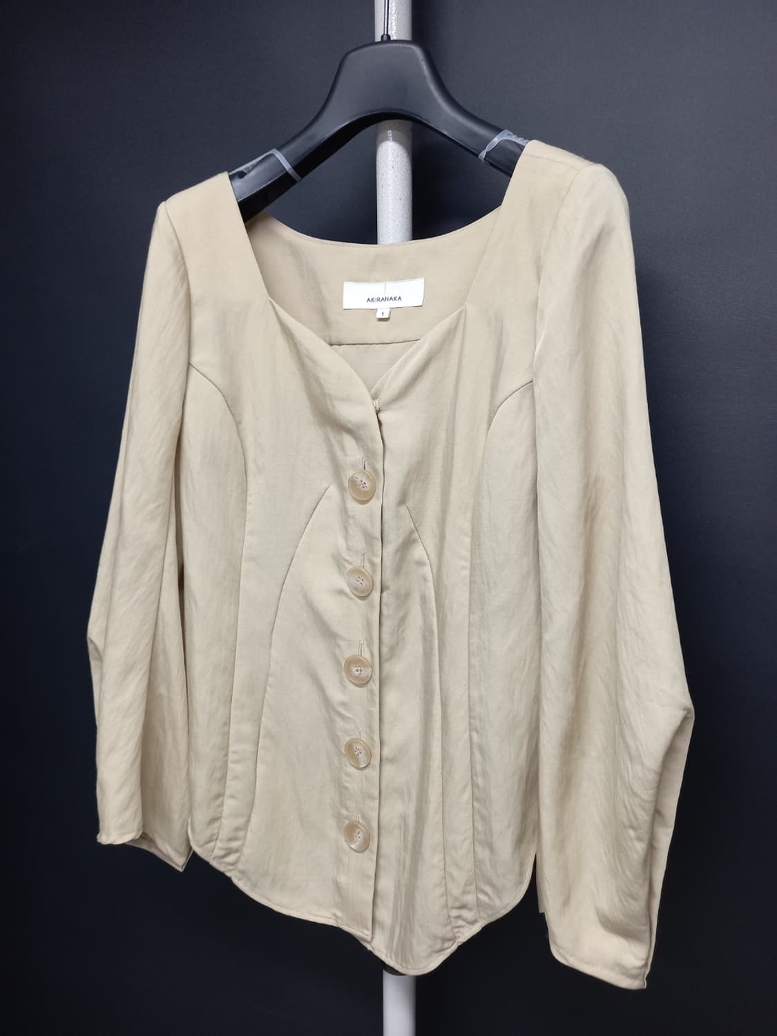 새 아키라나카 춘하추 레이온 긴팔블라우스 55.44 상품이미지3