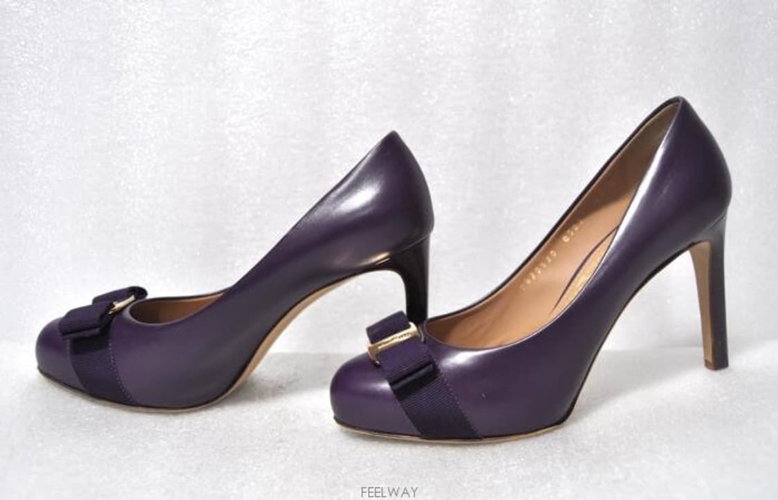 페레가모/여성페이던트가죽구두(사이즈225)정품 상품이미지5