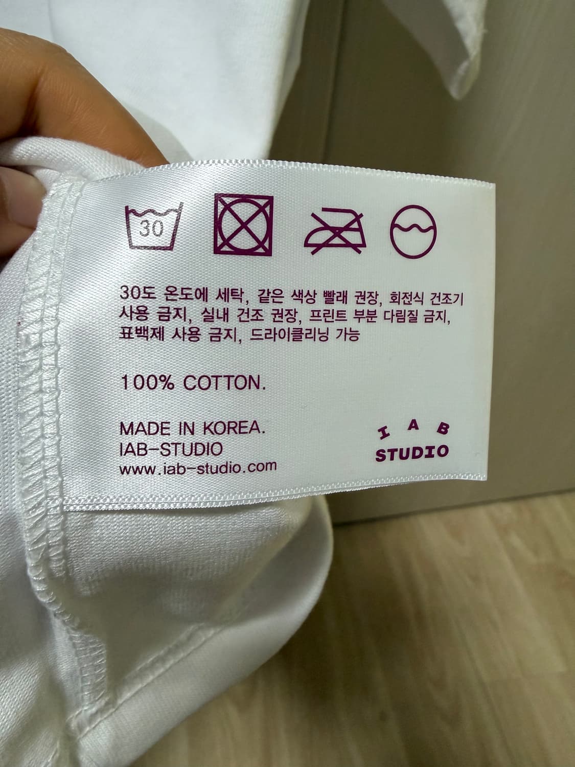 아이앱스튜디오 반팔 미착용 XL 상품이미지5