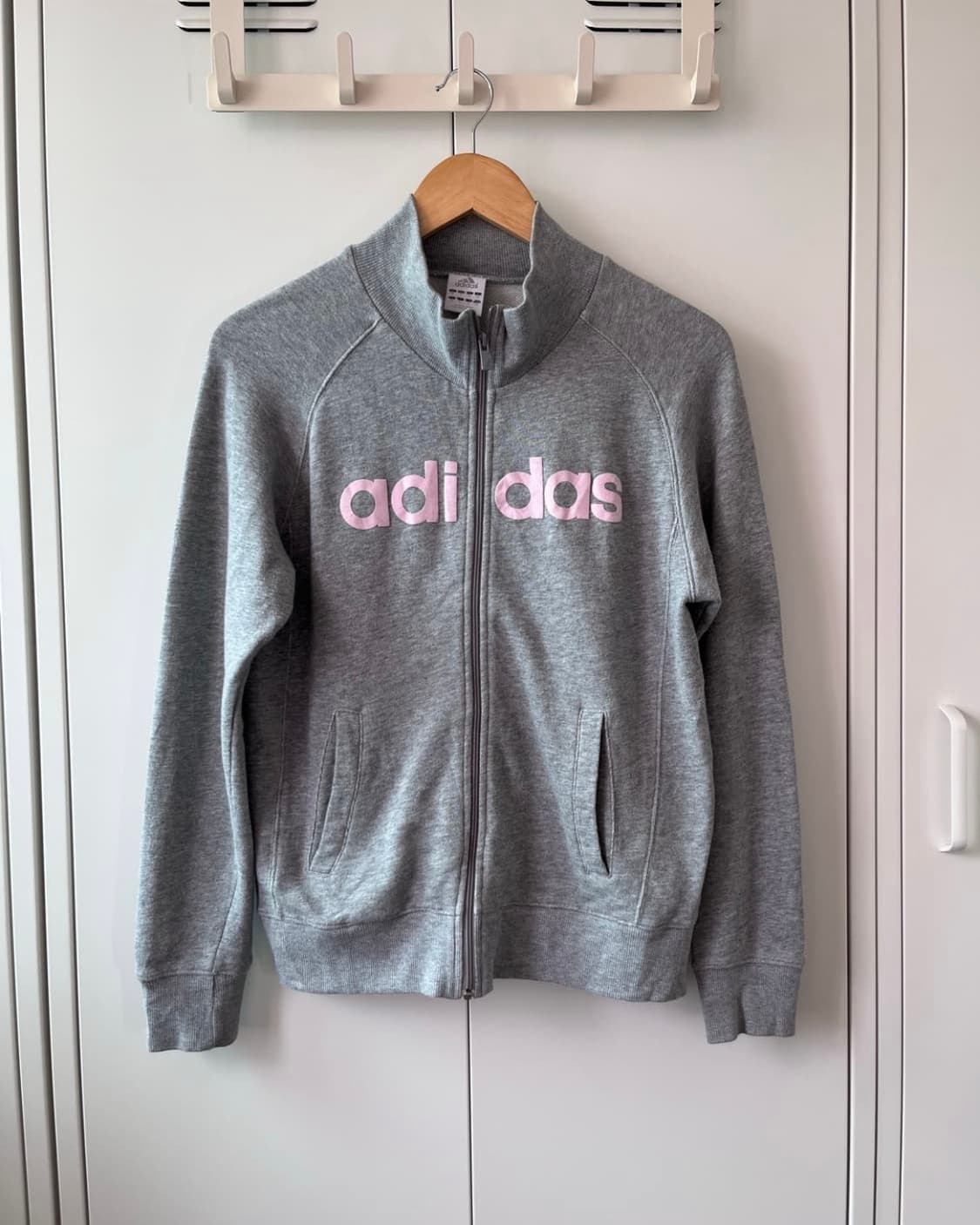 아이다스 져지 그레이 핑크 회색 회핑 상품이미지1