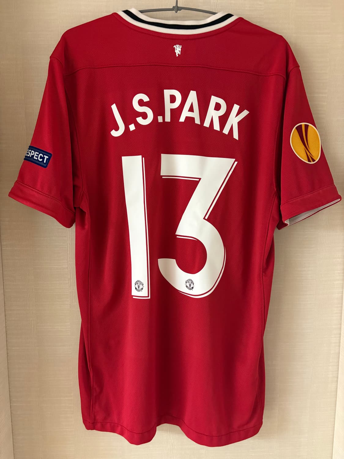 11-12 맨체스터유나이티드 홈 박지성 주장 유니폼 정품 상품이미지1