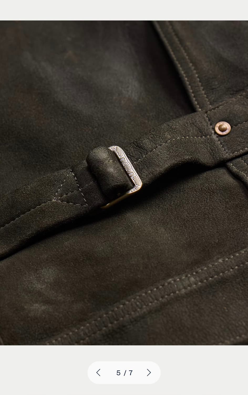 RRL 레더 트림 스웨이드 자켓 상품이미지5