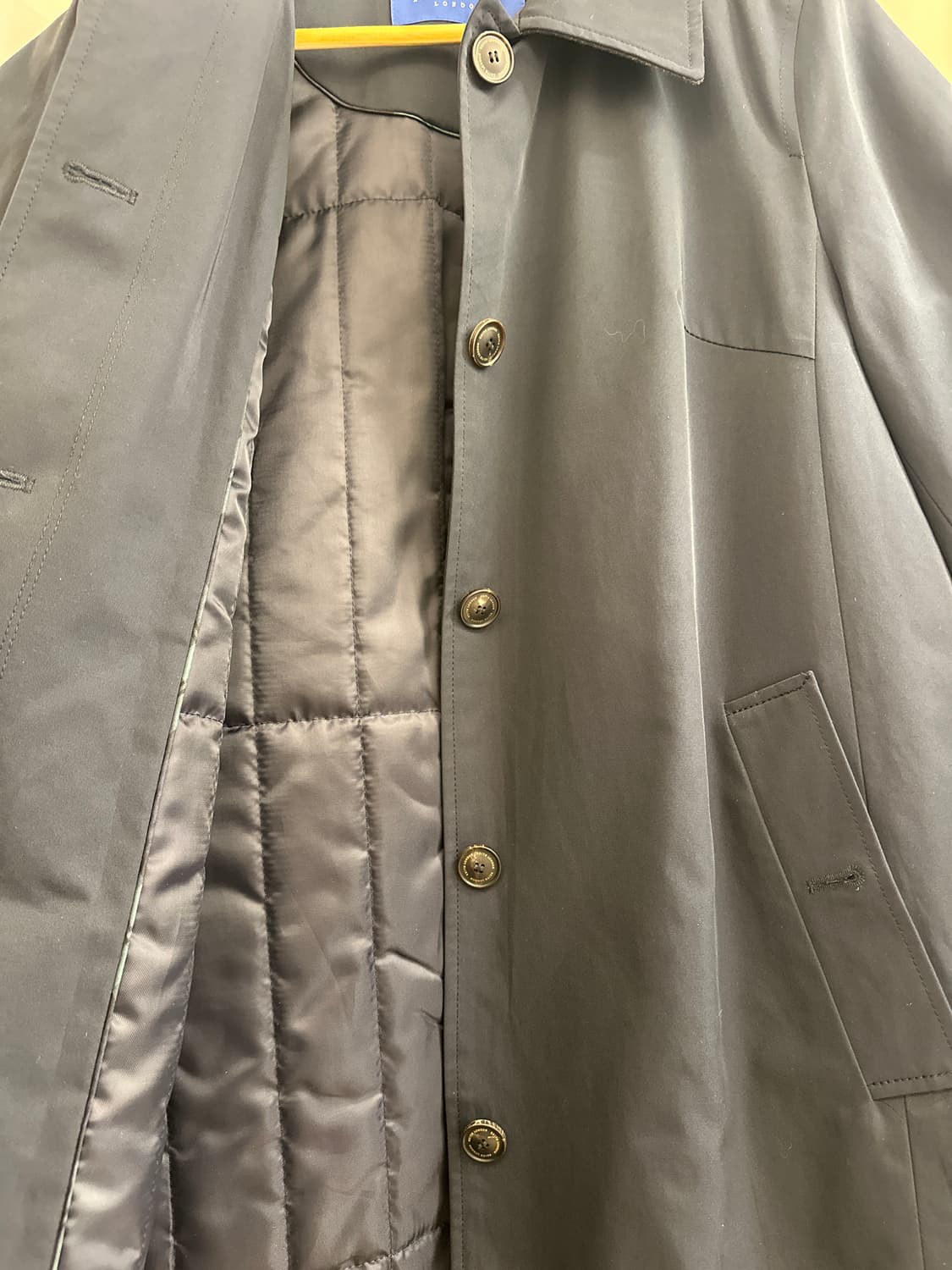 KEITH LONDON 네이비색 코트 상품이미지3