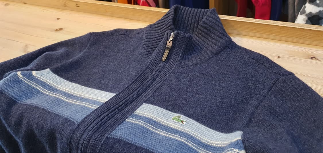 95.라코스테 방풍 집업니트 상품이미지3