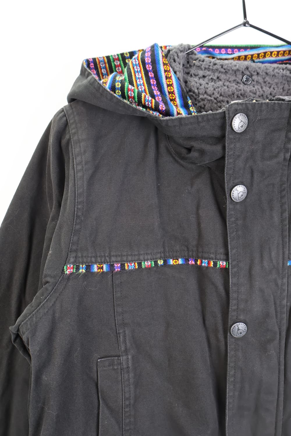 Titicaca Cotton Black Mini Coat 상품이미지6