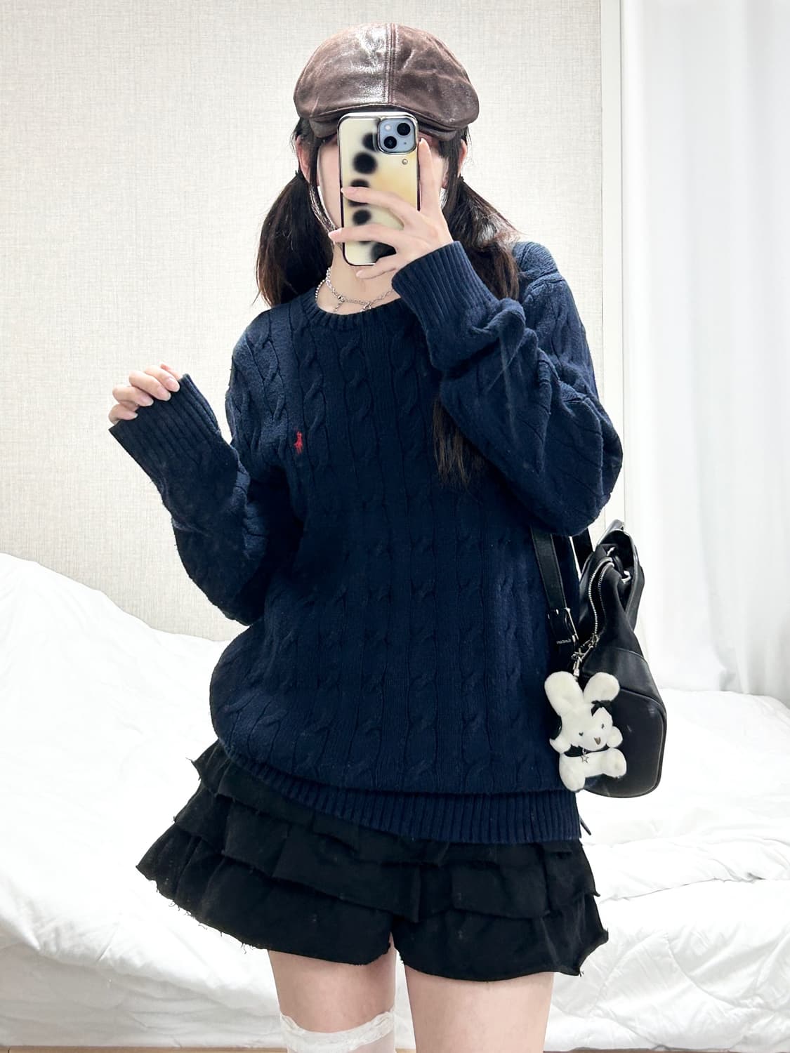 폴로 레드포니 네이비 케이블니트 상품이미지5