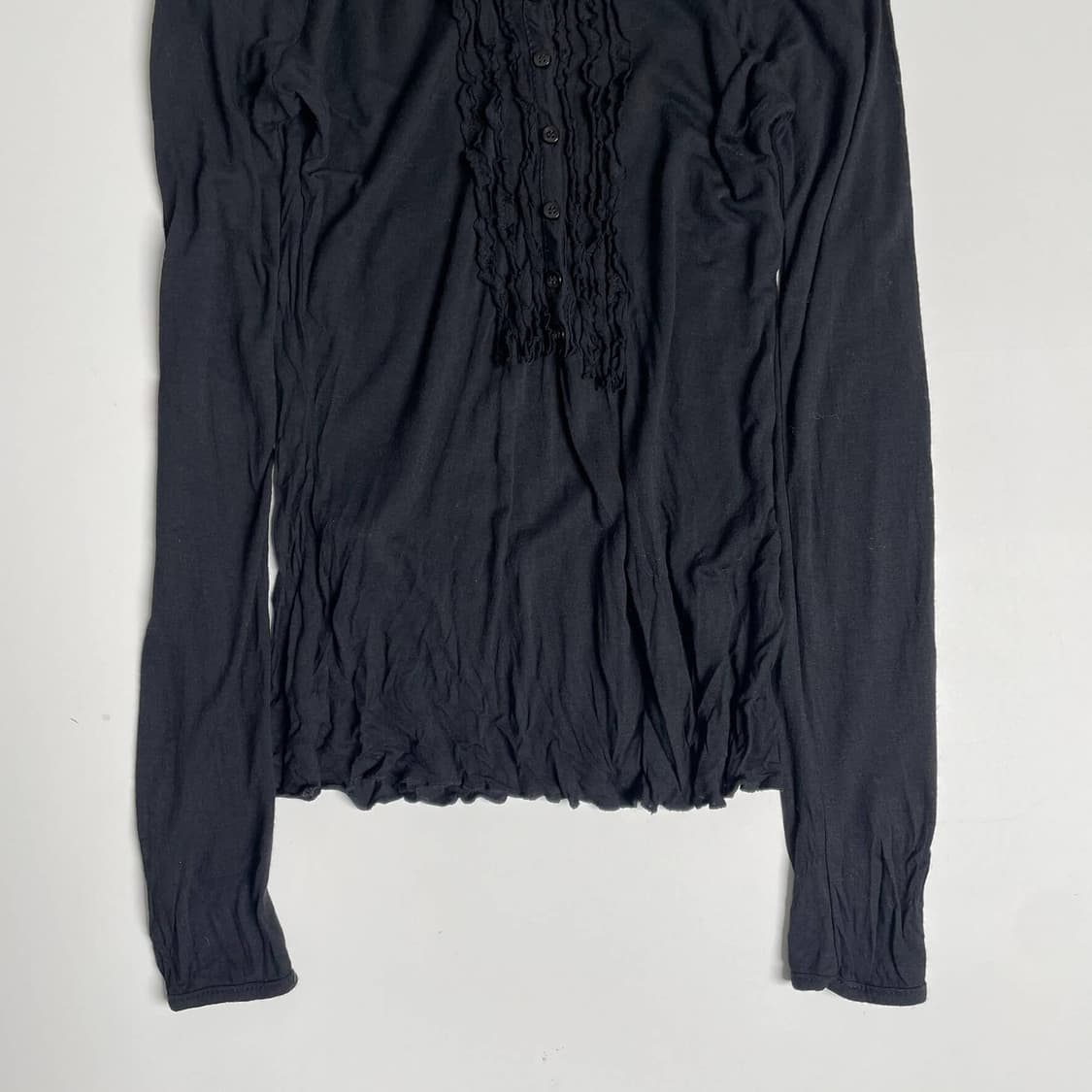 Susy mix 러플 포인트 롱 슬리브 (italy)   상품이미지3