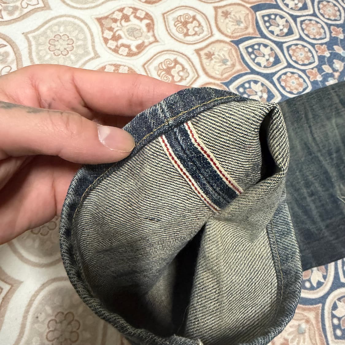 유니클로 재팬 셀비지 무파진 상품이미지6