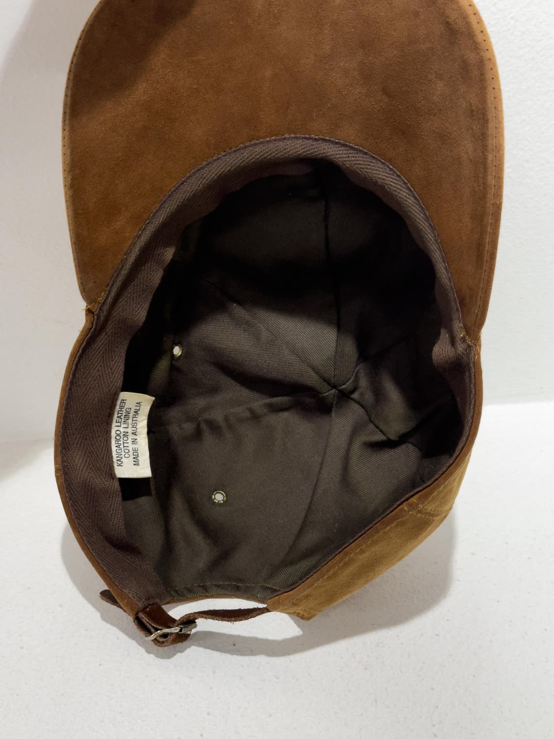 누벅 레더 빈티지 캡 상품이미지5