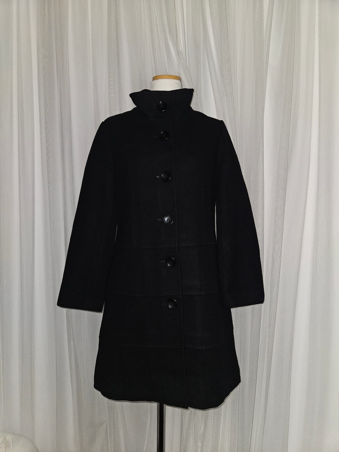 ofuon 빈티지 블랙 코트 니혼진 공겜여주 히메갸루 고딕 고스 상품이미지3