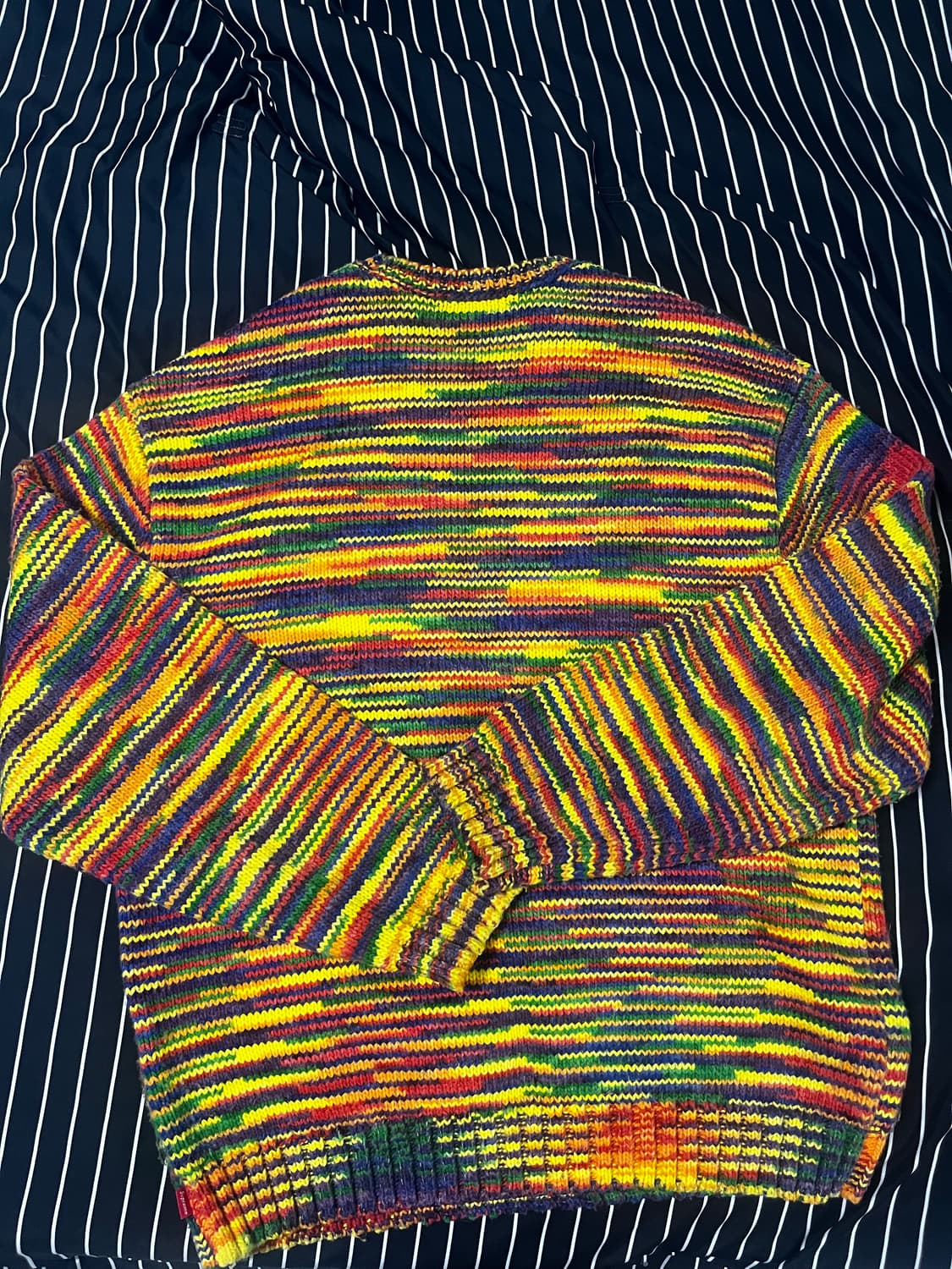 슈프림 멀티컬러 니트 L 상품이미지1