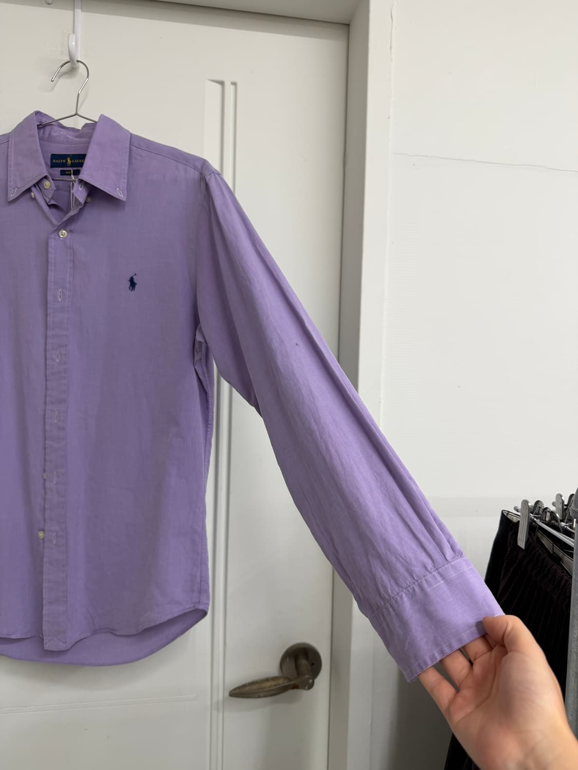 폴로 랄프로렌 퍼플 네이비포니 셔츠 상품이미지7