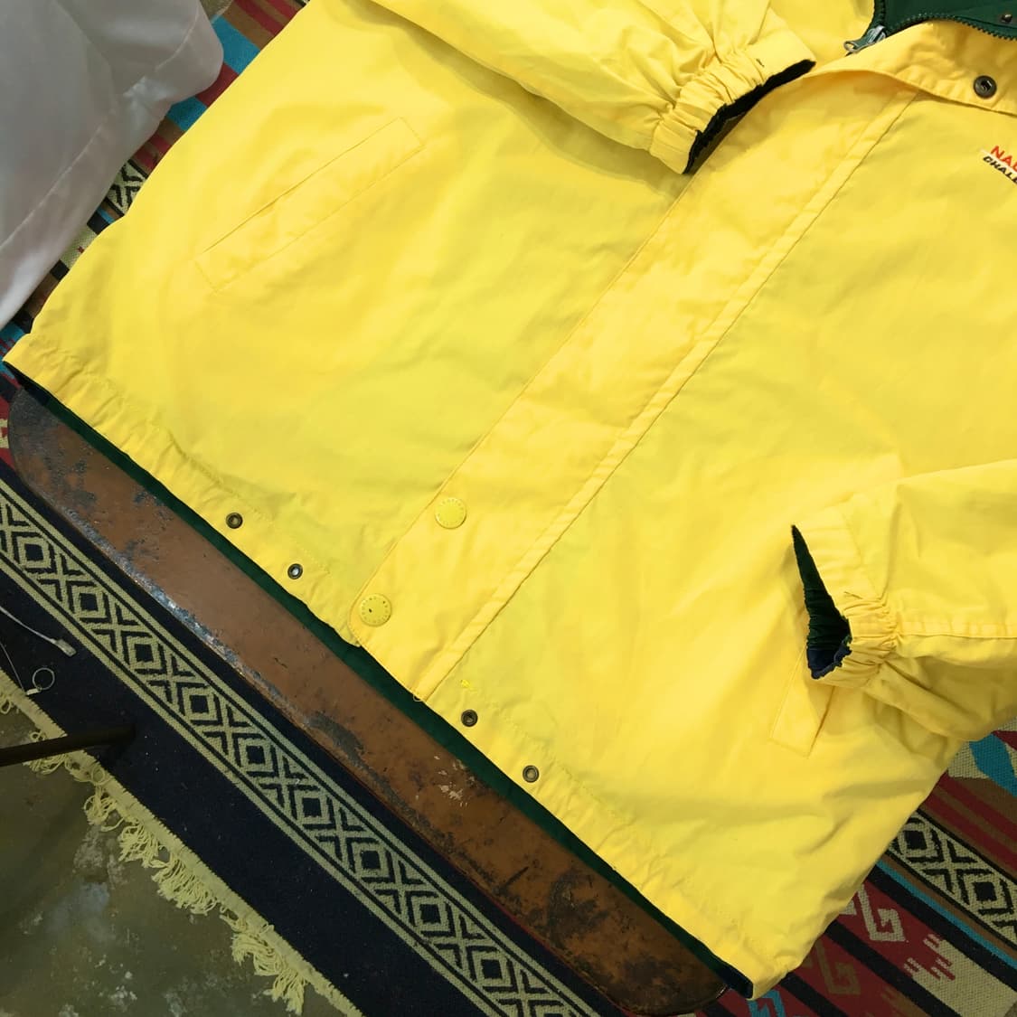 노티카 옐로 그린 리버시블 윈드브레이커 자켓 남성 110  상품이미지3