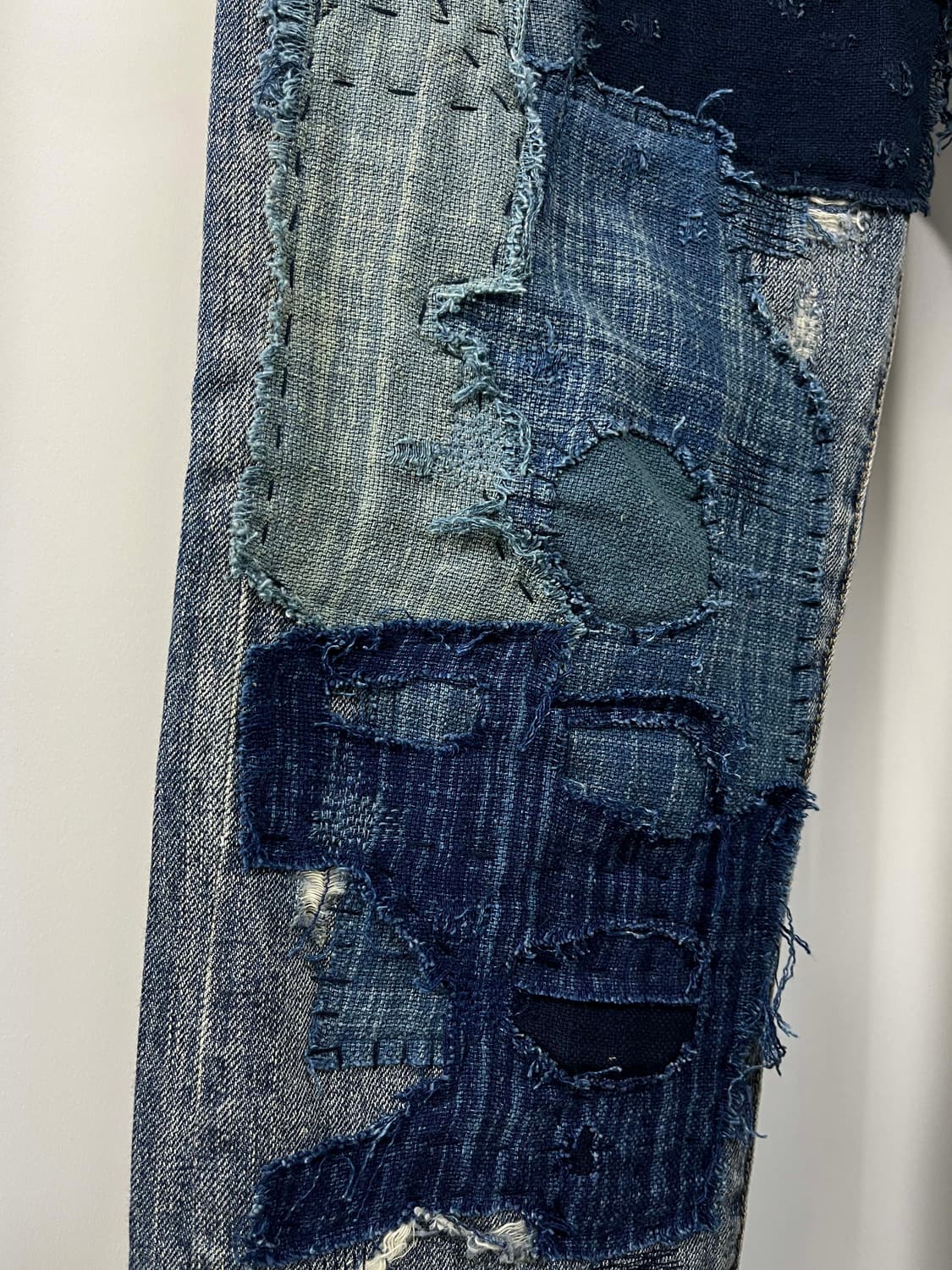폴로 랄프로렌 보로 디스트레스드 리페어 데님팬츠 상품이미지7
