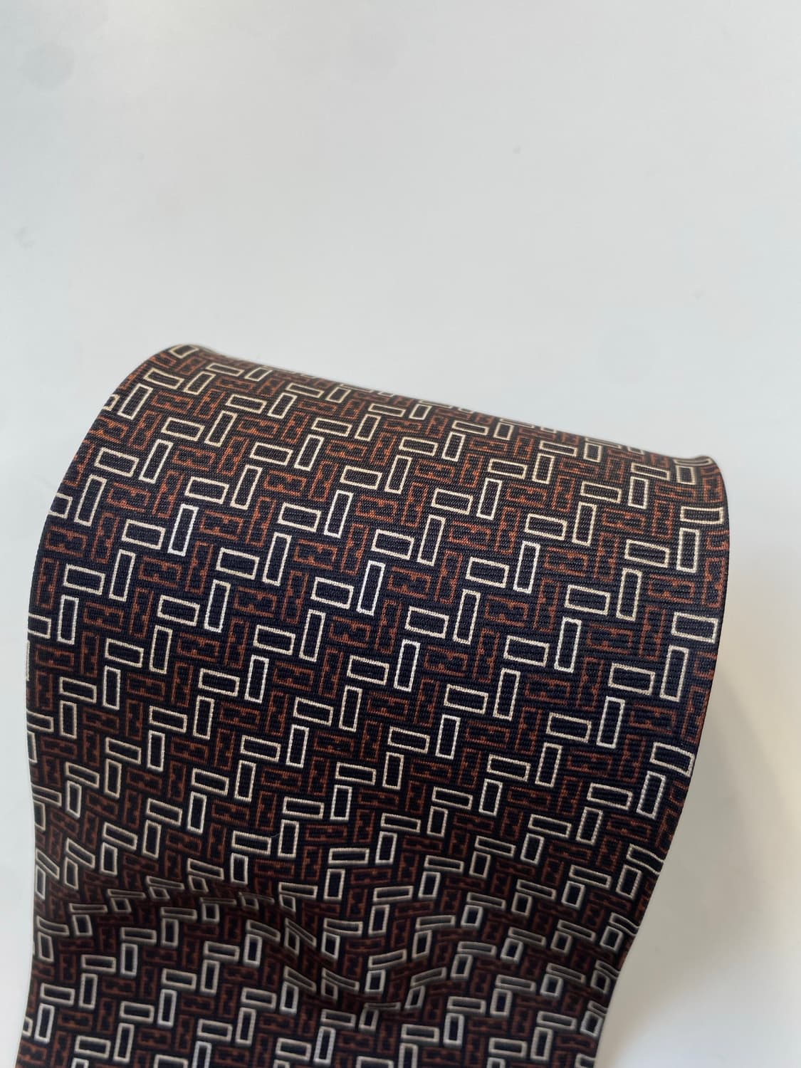 펜디 (FENDI) FF 모노그램 정품 명품 넥타이 상품이미지4