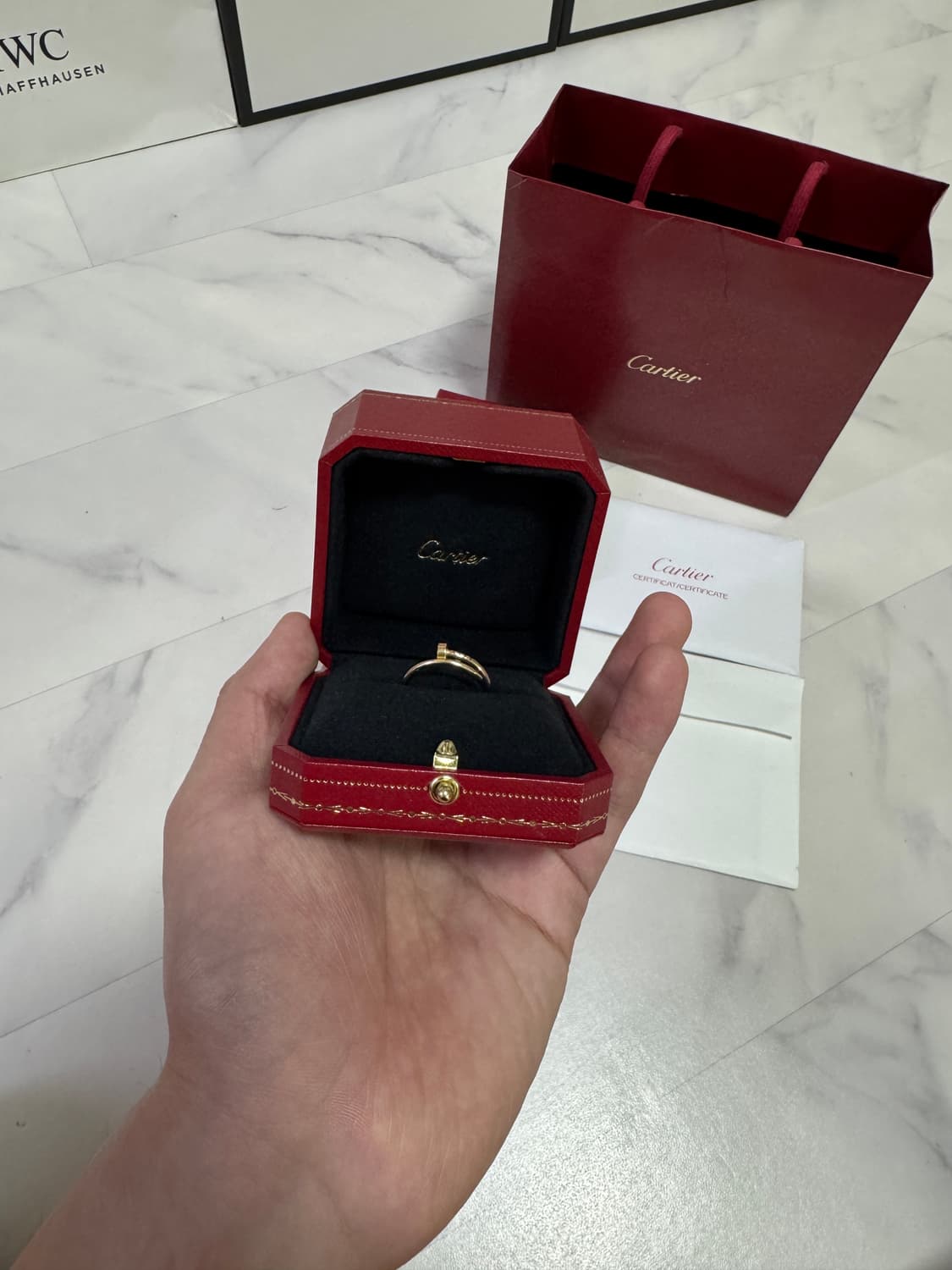 까르띠에 저스트앵끌루 반지 새상품 동일급 판매 상품이미지3