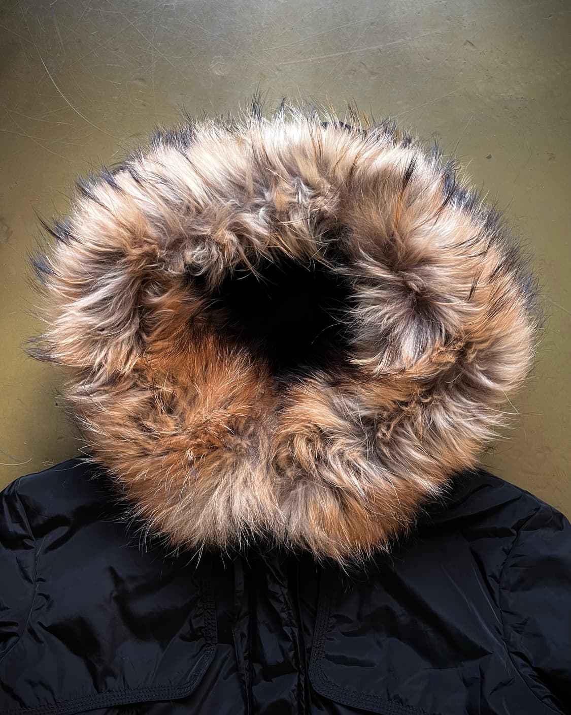 J.S New York Big Raccoon Fur Hood Parka 상품이미지4