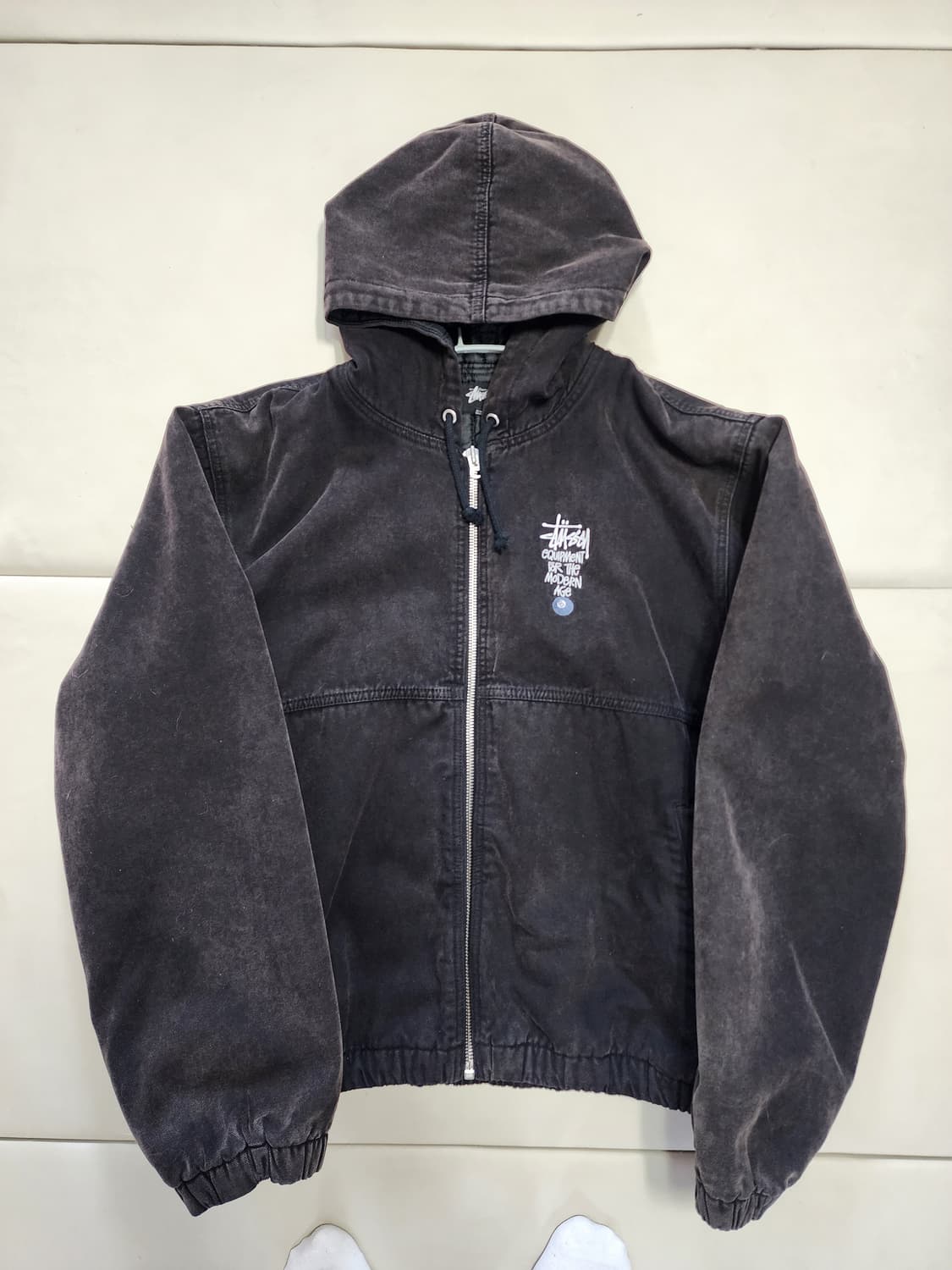 스투시캔버스인슐레이티드워크자켓 블랙 xxl 상품이미지1