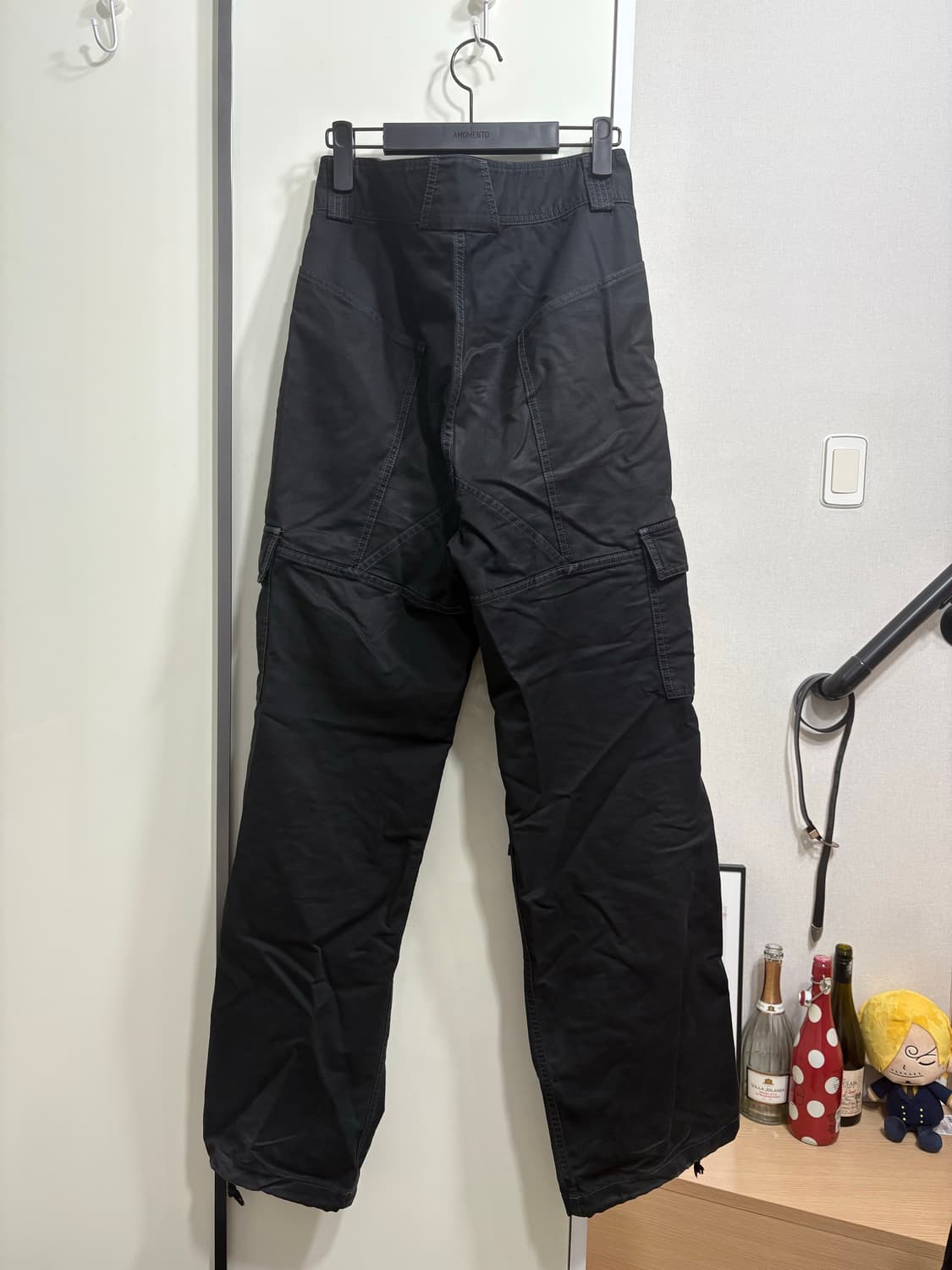 컴퓨터포맷 카고 팬츠 블랙 M사이즈 상품이미지2