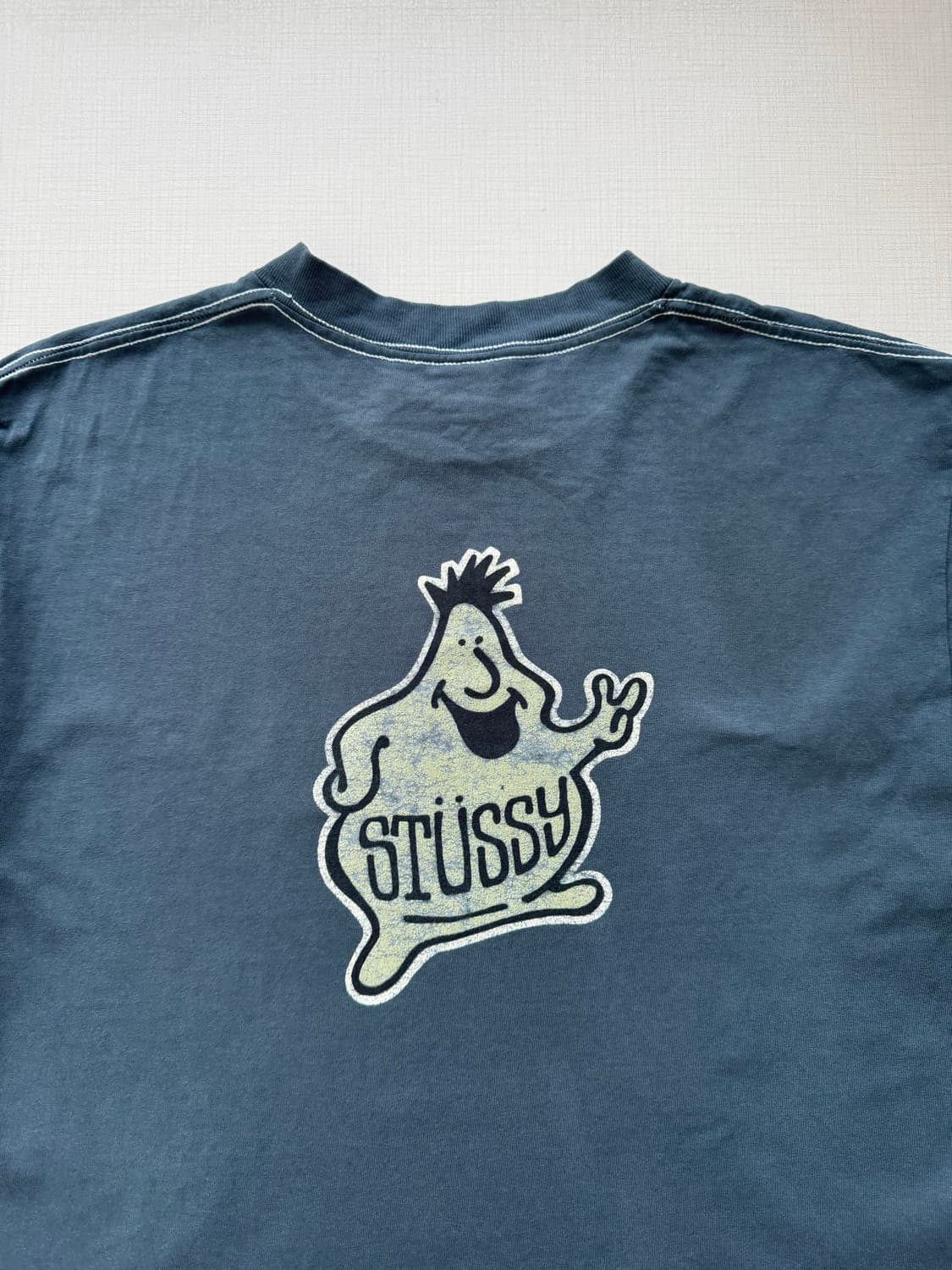 90s 스투시 Blob Man 티셔츠 상품이미지8