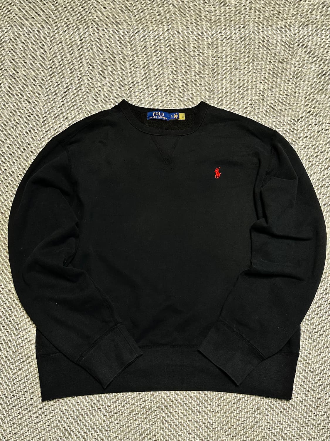 폴로 랄프로렌 맨투맨 스웨트셔츠 블랙 상품이미지1