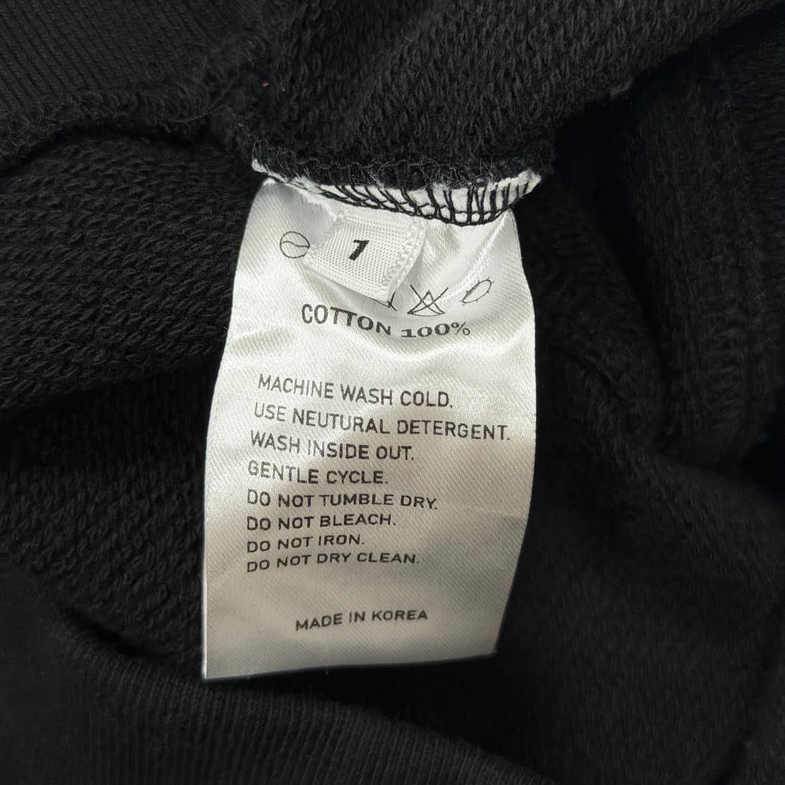 본투윈 AGP 크롭 후드티 블랙 1 상품이미지5