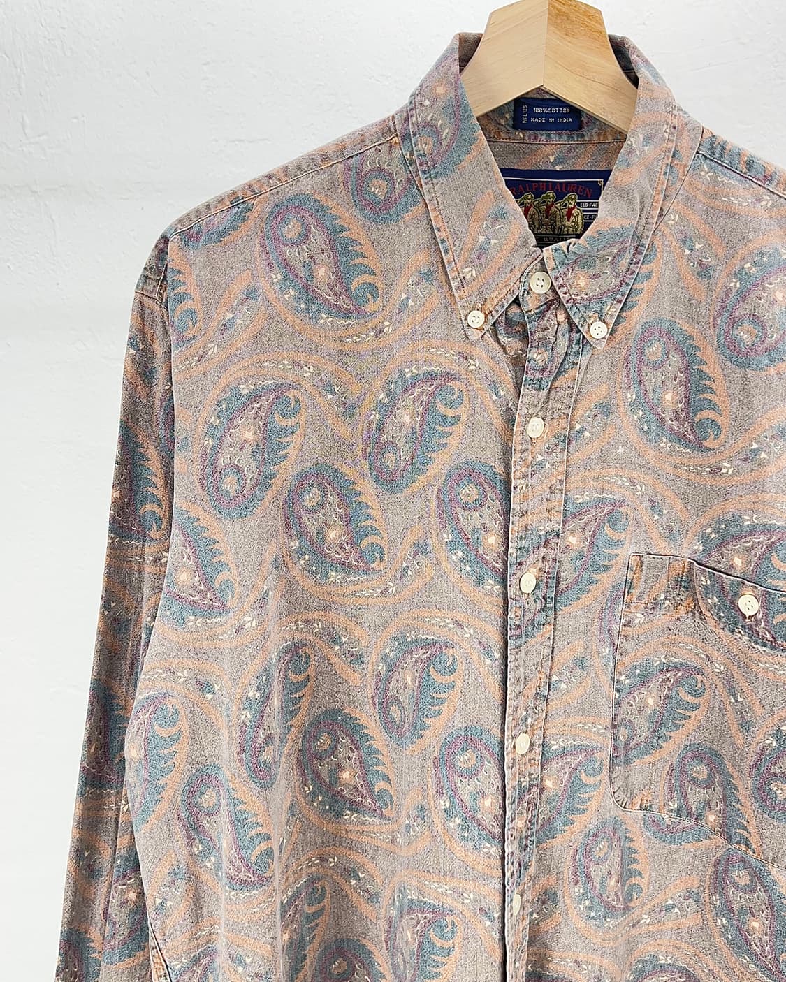 랄프로렌 챕스 오리엔탈 페이즐리 코튼 셔츠 상품이미지2