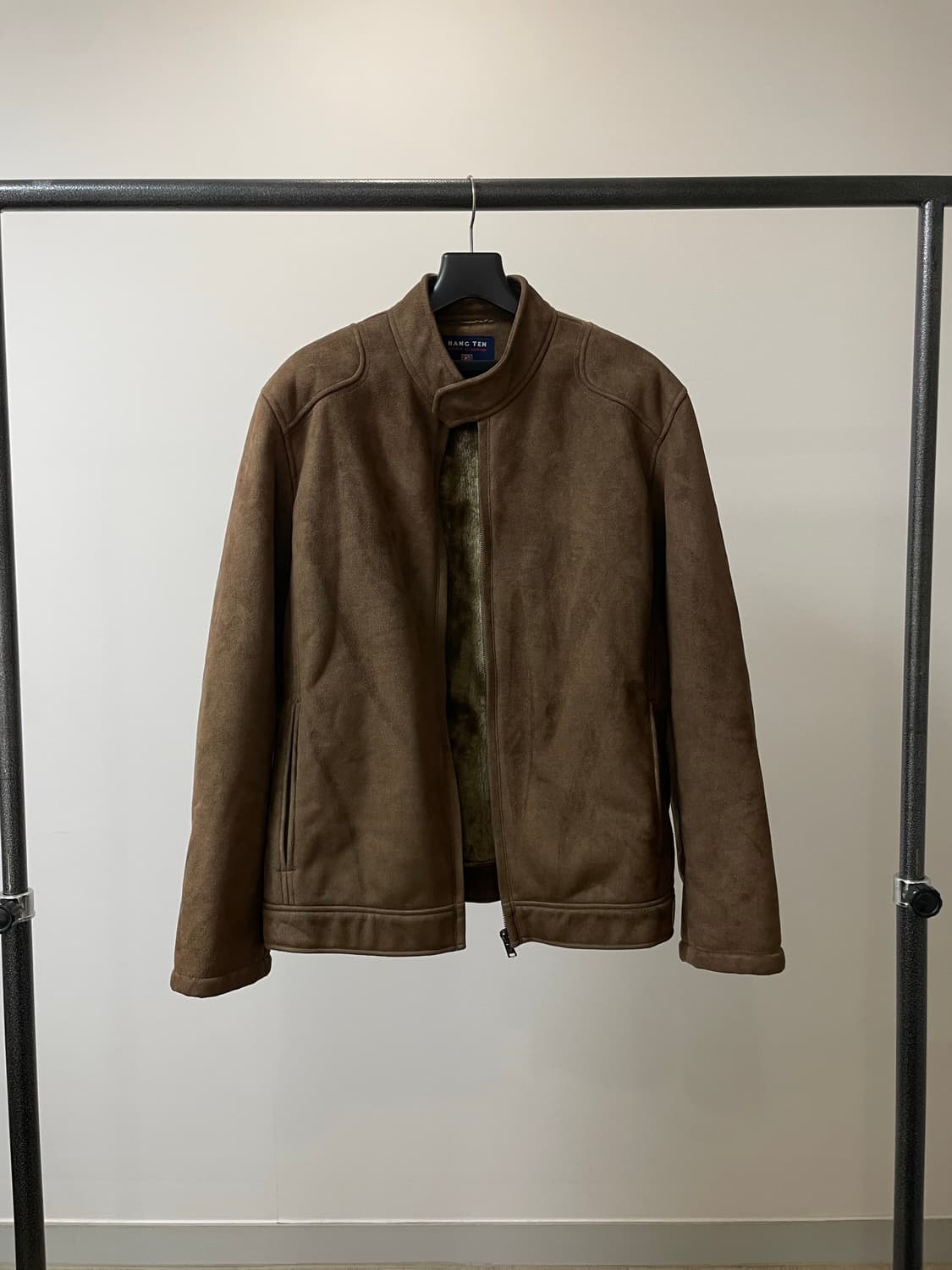 (M) Hangten 헹텐 스웨이드 시어링 자켓 상품이미지1