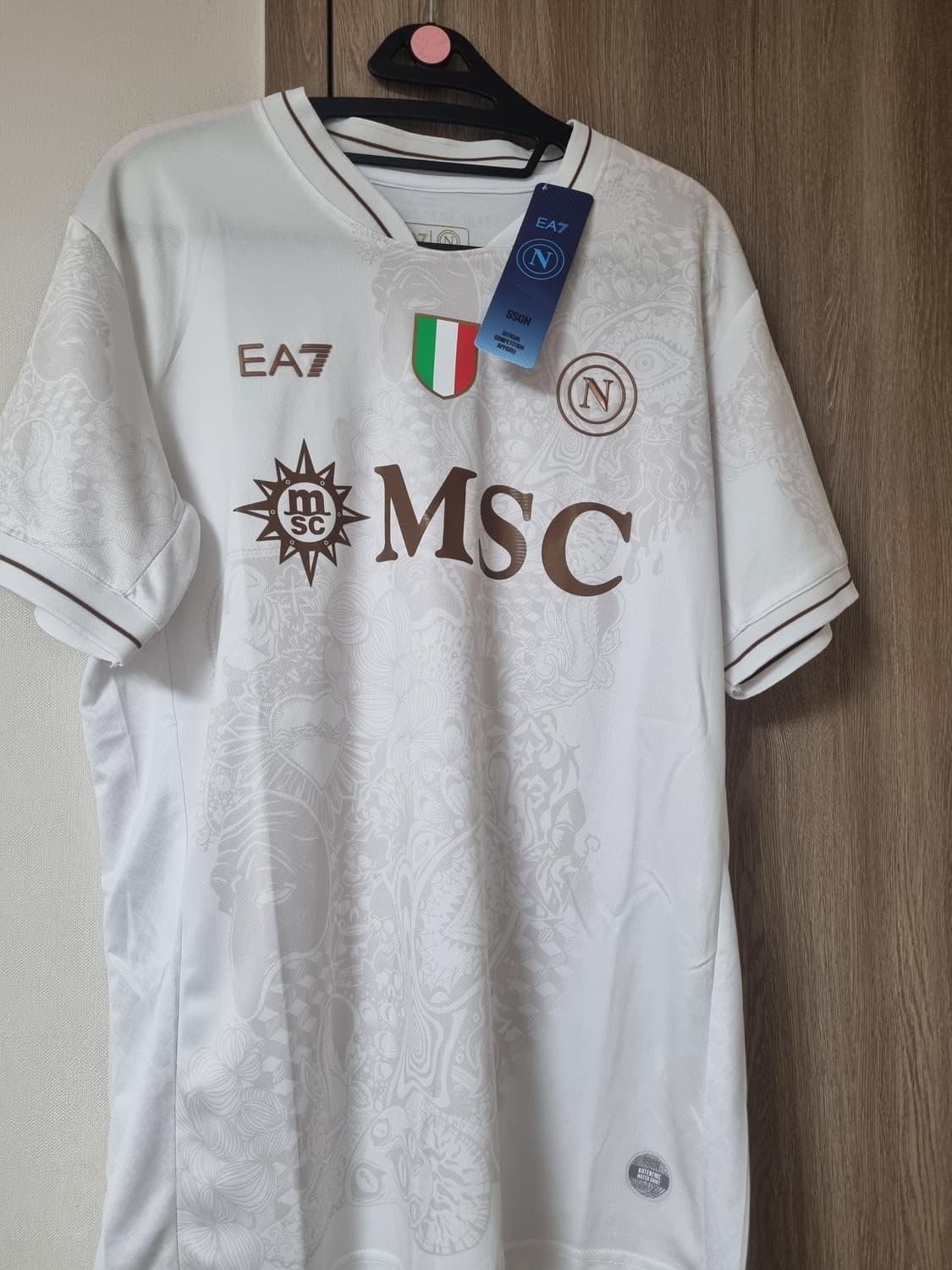 나폴리 어웨이 축구 유니폼 상품이미지1
