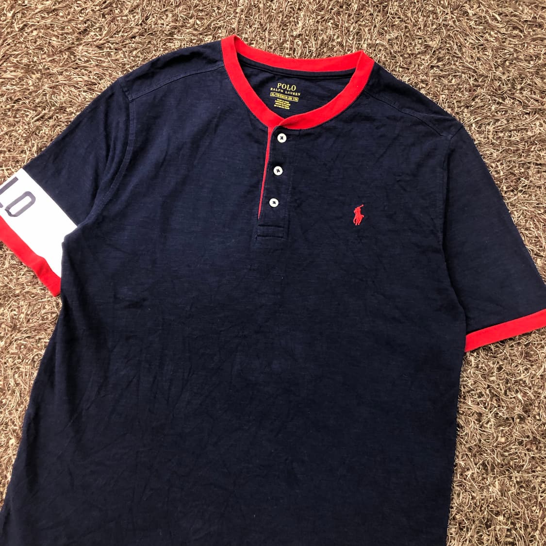 XL 폴로 랄프로렌 걸스 헨리넥 반팔 티셔츠 상품이미지2