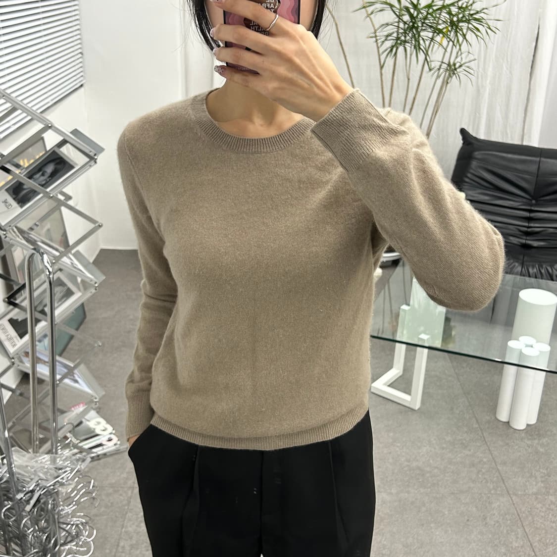 MICHEL BEAUDOUIN 니트긴팔티셔츠 상품이미지1