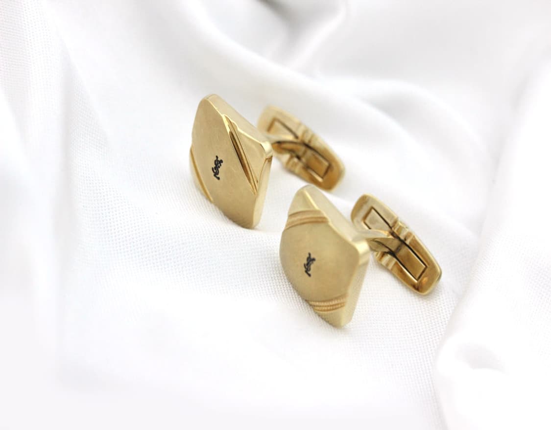입생로랑 A-등급 남자 명품 커프스 빈티지 상품이미지3