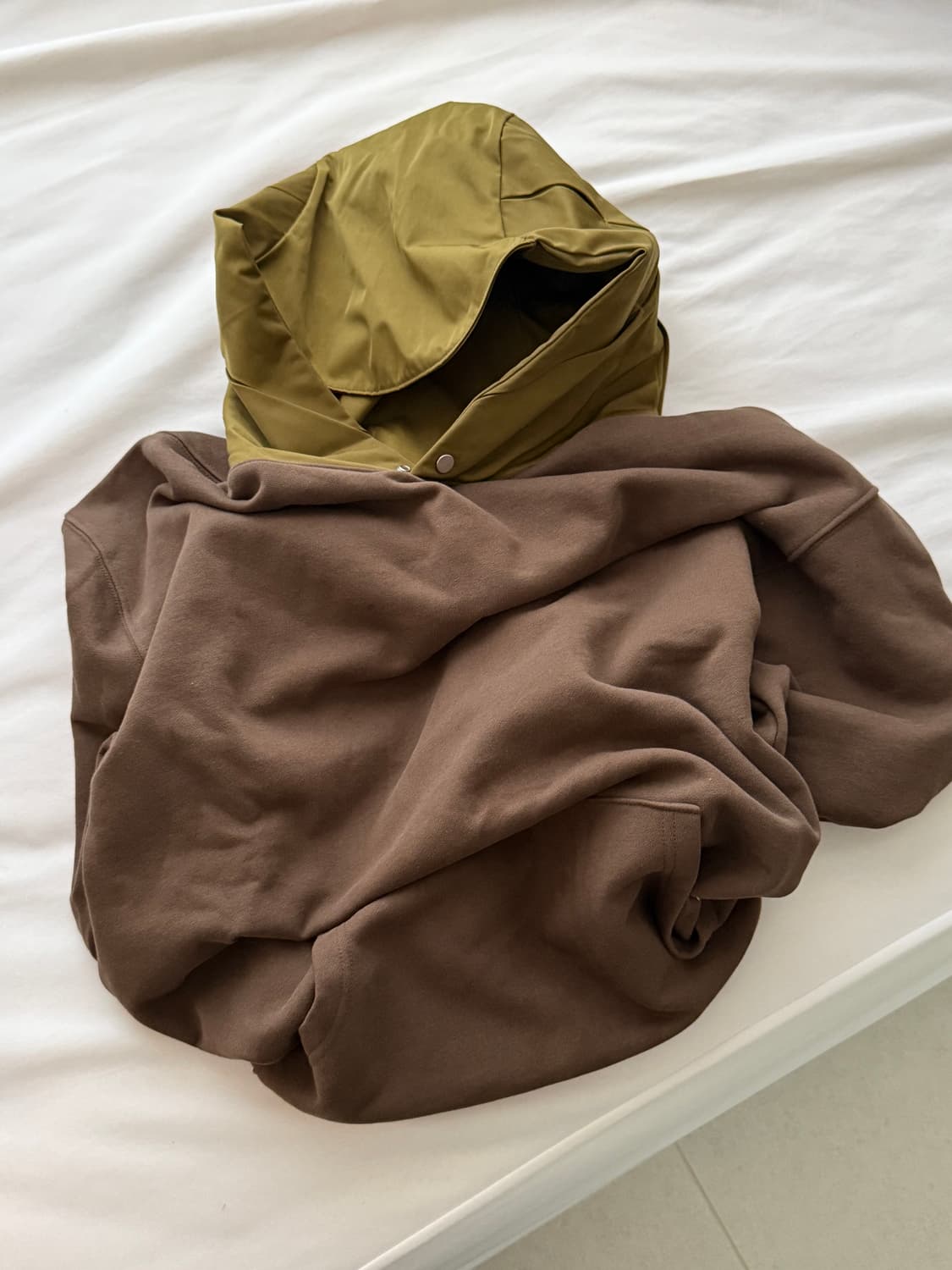 강정석 브로큰엄브렐라 브라운 후드  상품이미지2