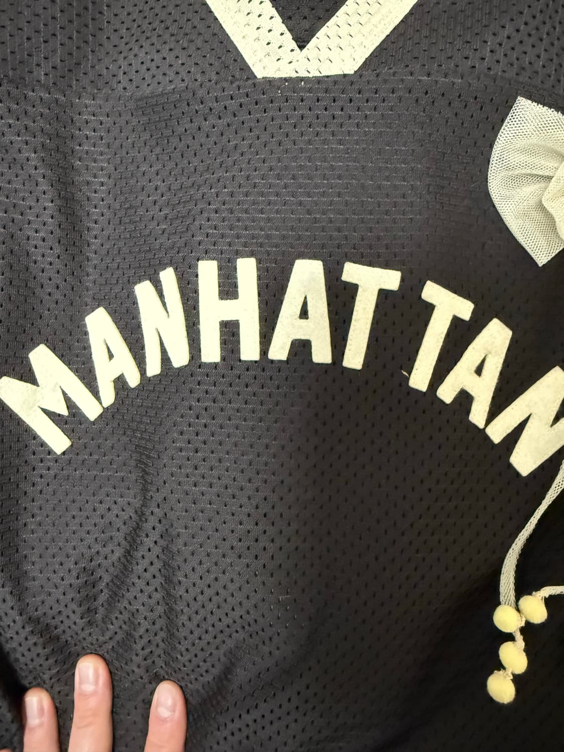 [US XL] 나이키 x 보디 메쉬 저지 쉐도우 브라운 에크루 상품이미지3