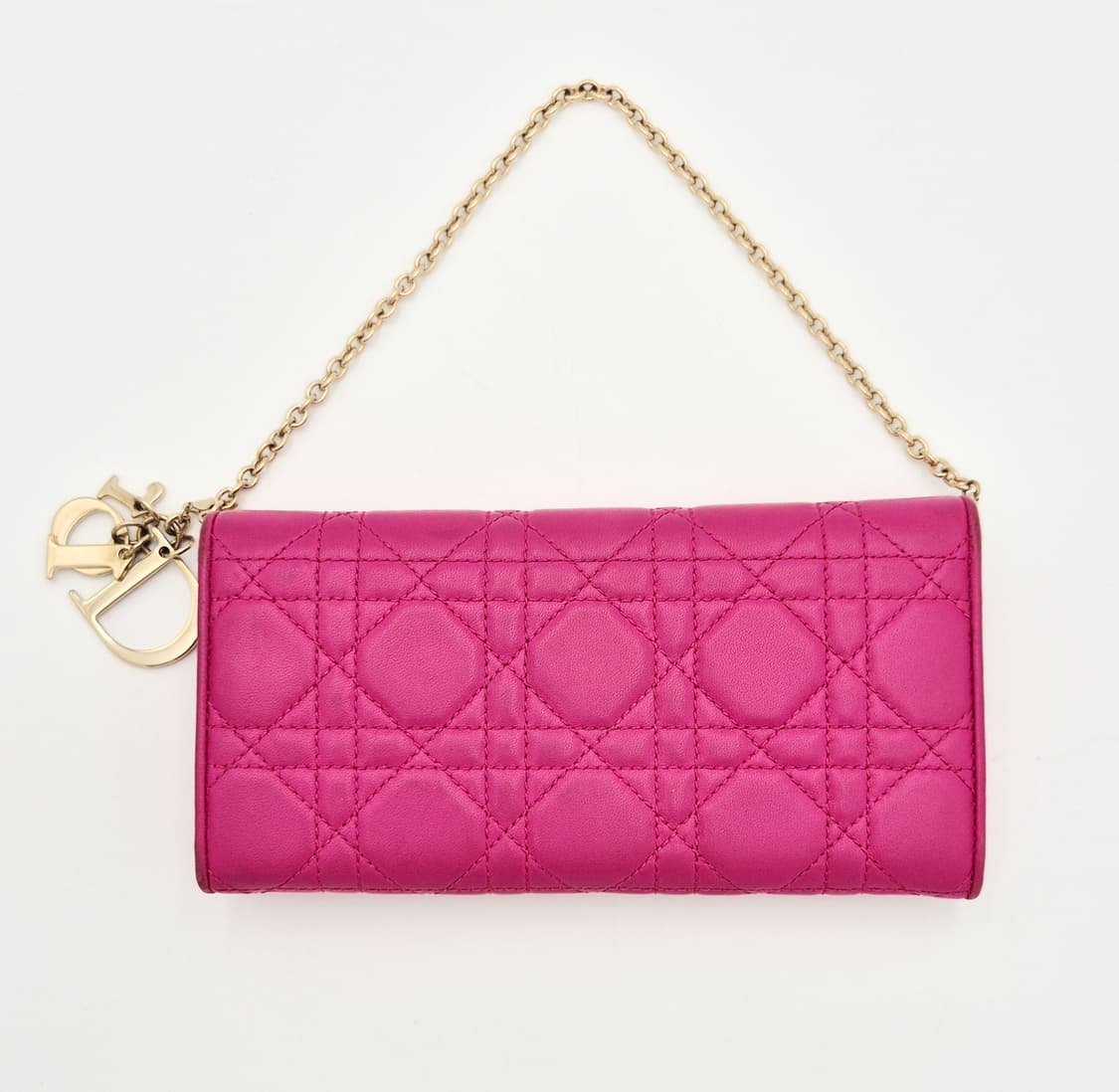 디올 레이디 디올 까나쥬 핑크 체인 장지갑 상품이미지9