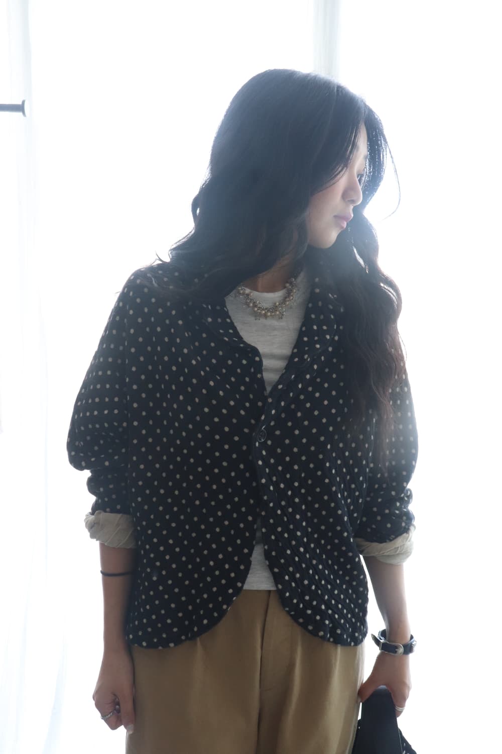 [Kapital] Dolman Dot Cardigan Jacket 상품이미지1