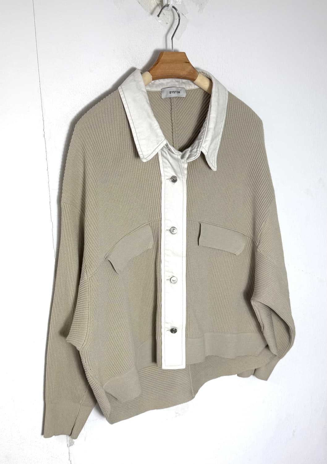 시스템 시스템자켓 시스템니트 상품이미지1