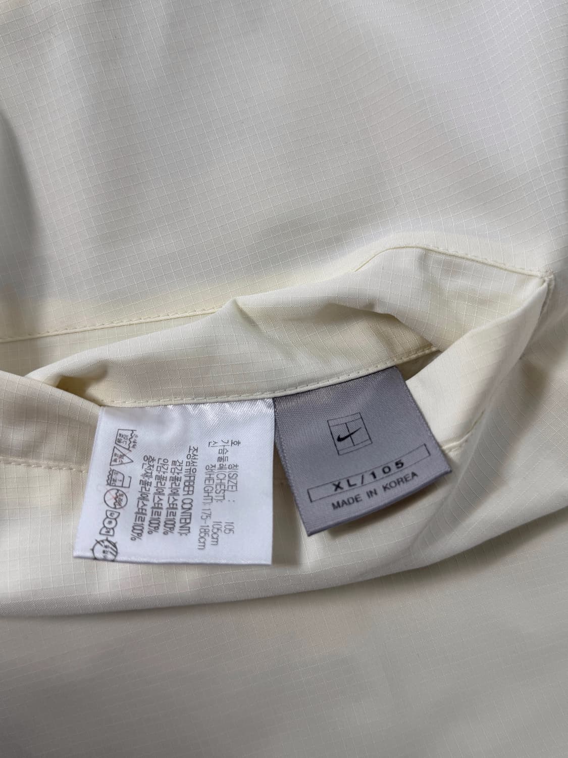 나이키 오버핏 00‘s 양면 리버서블 화이트/하늘 후드 점퍼 상품이미지7