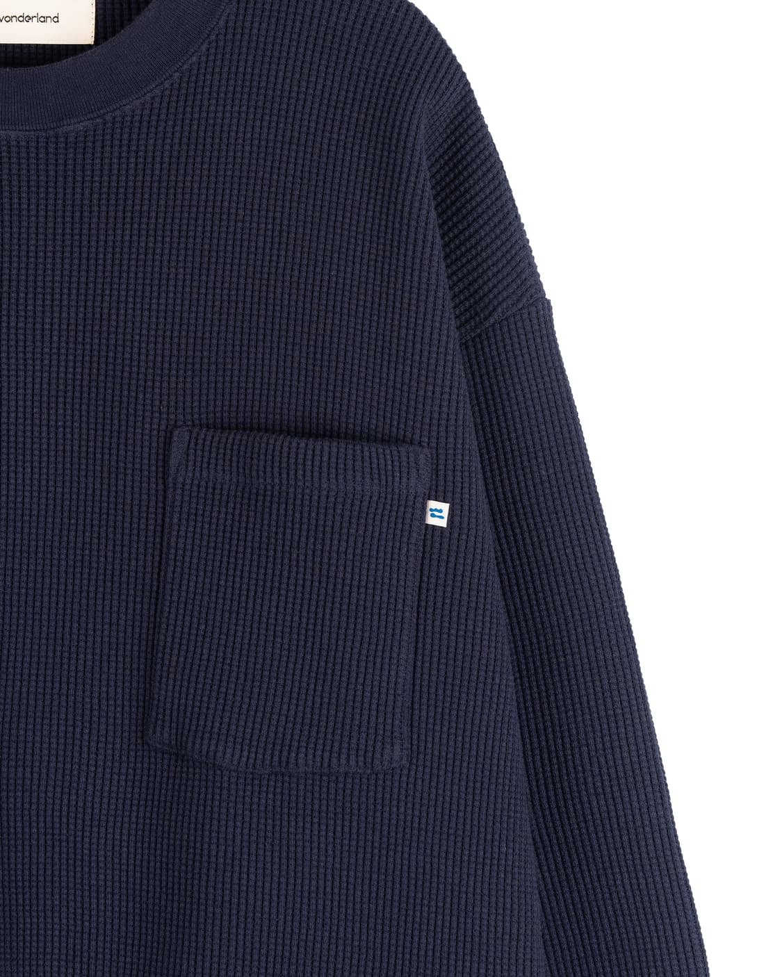 WONDERLAND원더랜드 - WAFFLE L/S (DARK NAVY) 상품이미지3