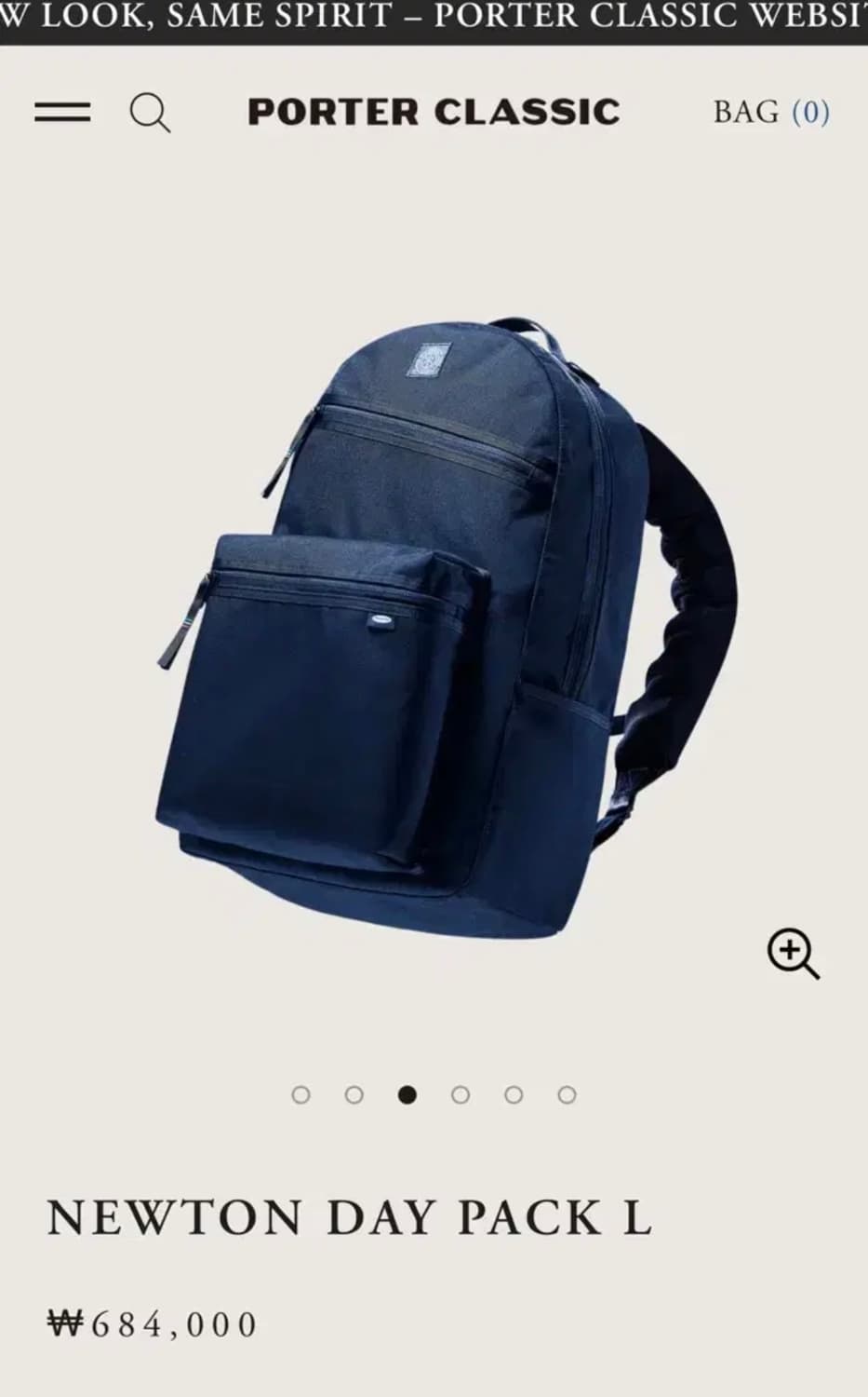 포터클래식 뉴턴 데이팩 네이비 L 상품이미지3