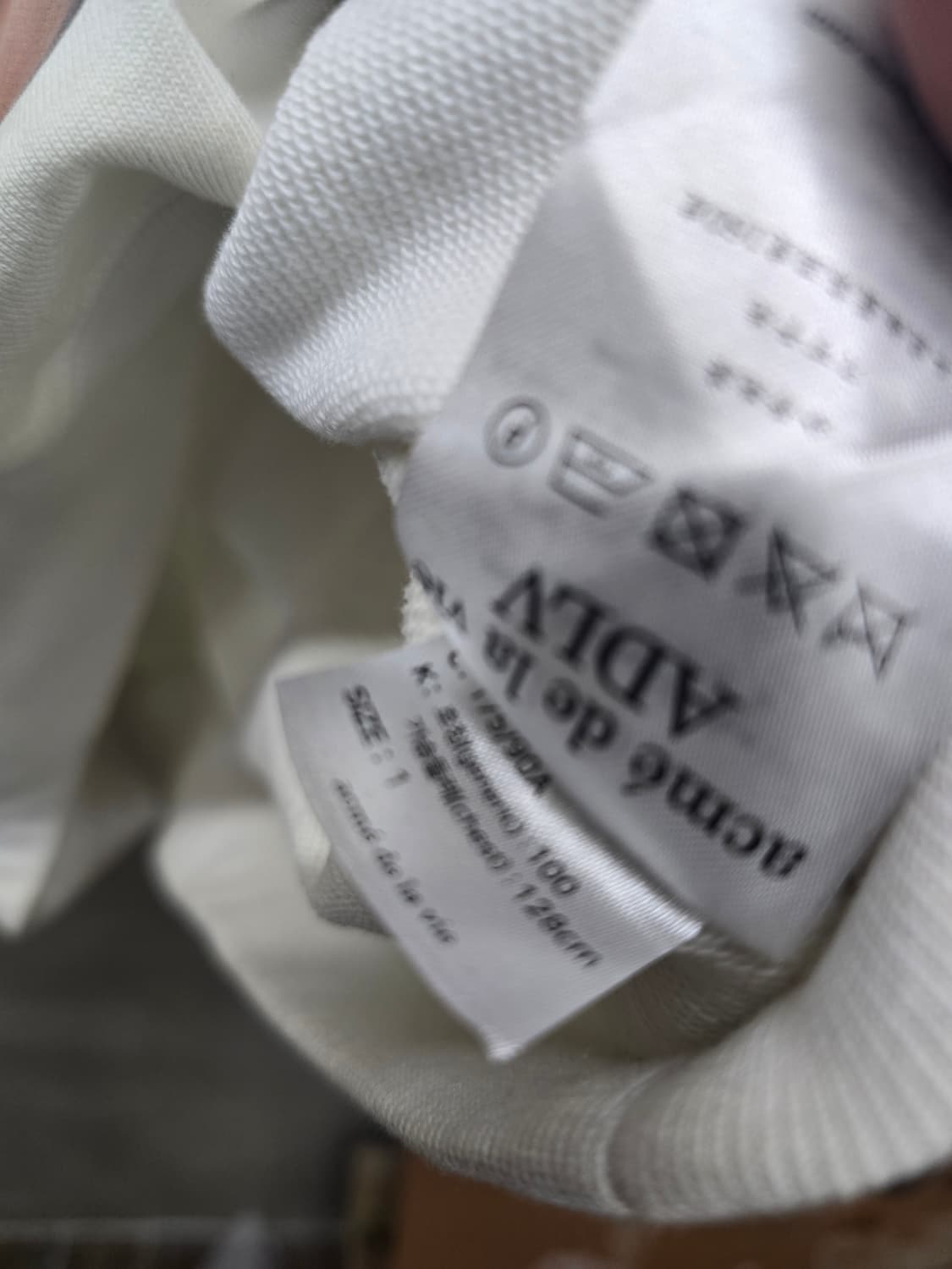 아크메드라비 ADLV 화이트 후드티  상품이미지2