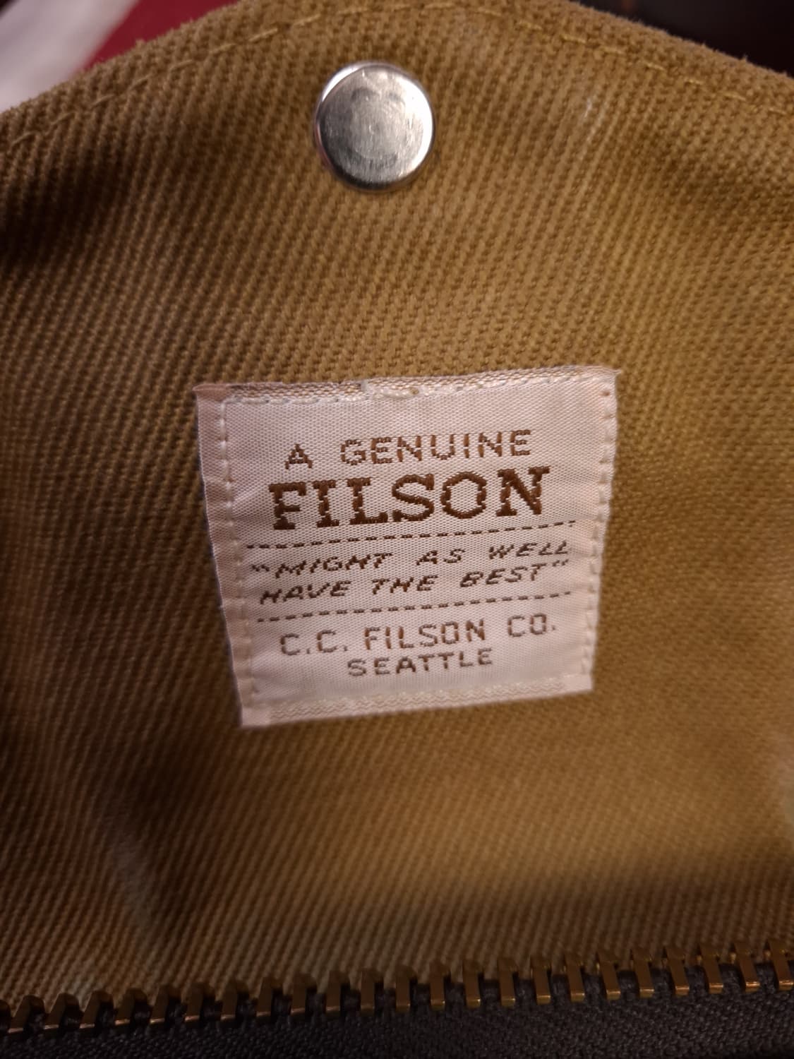 오리지날 FILSON 필슨 256 탄 브리프케이스 상품이미지2