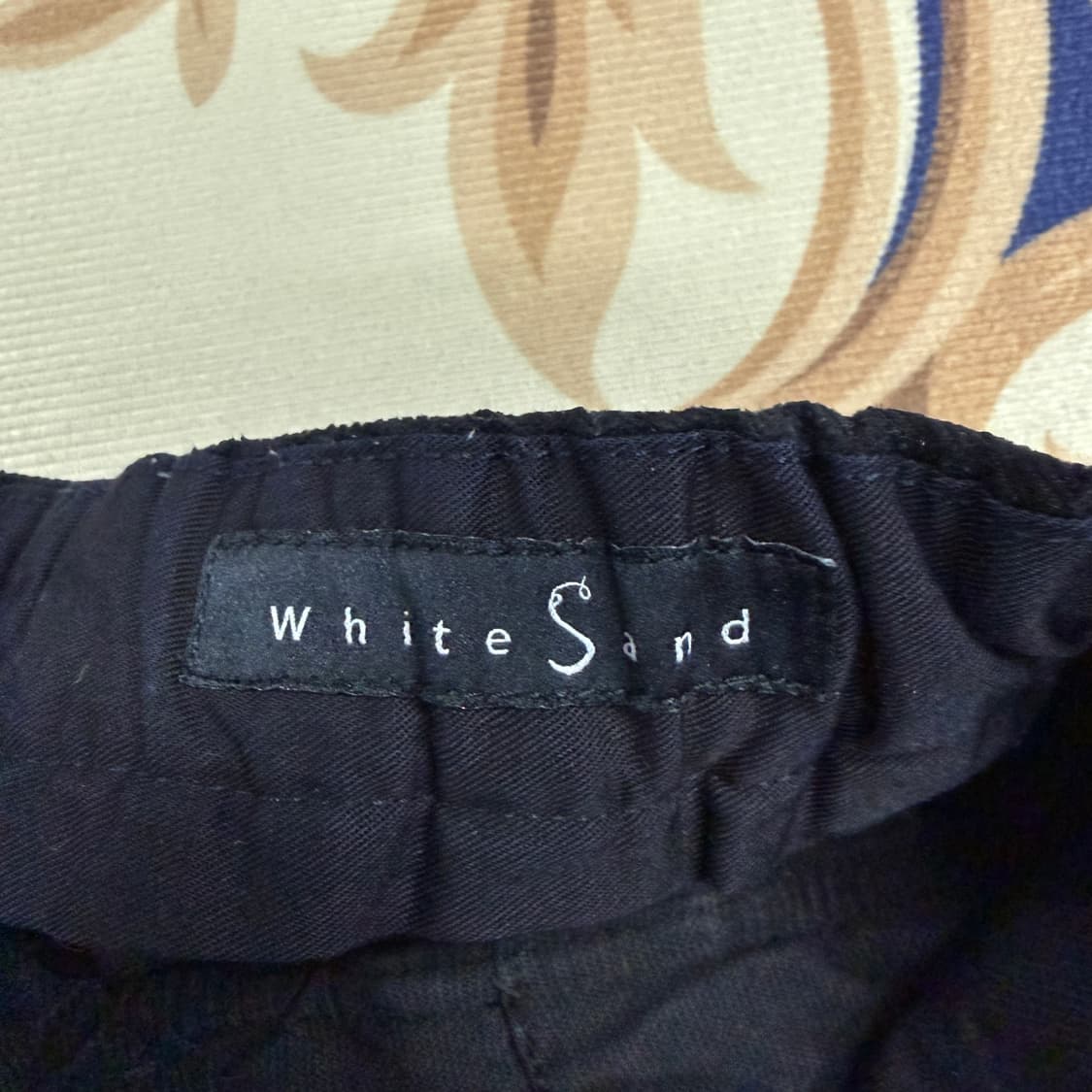 (32)화이트샌드 위빙 벨트 팬츠(블랙,made in italy) 상품이미지2