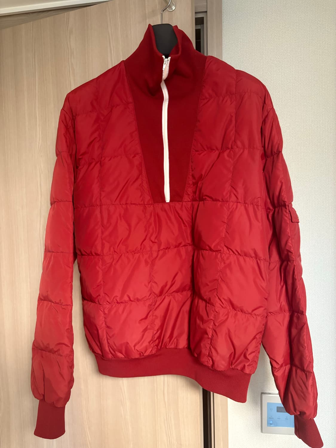 [XL] 80s 에디바우어 빈티지 구스다운 풀오버 레드 상품이미지2