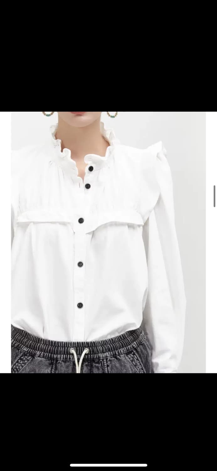 이자벨마랑 화이트러플 블라우스 상품이미지3