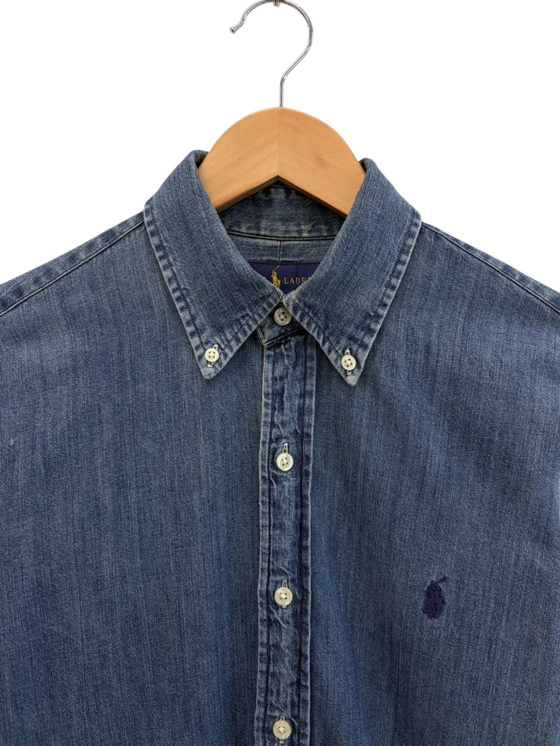 폴로 샴브레이 데님 청셔츠 (S/국내95~100) 상품이미지2