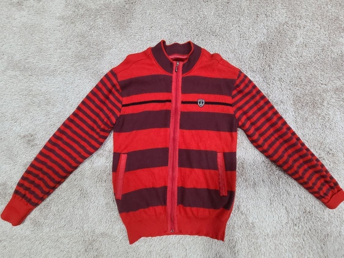 핑 방풍 니트집업 상품이미지1