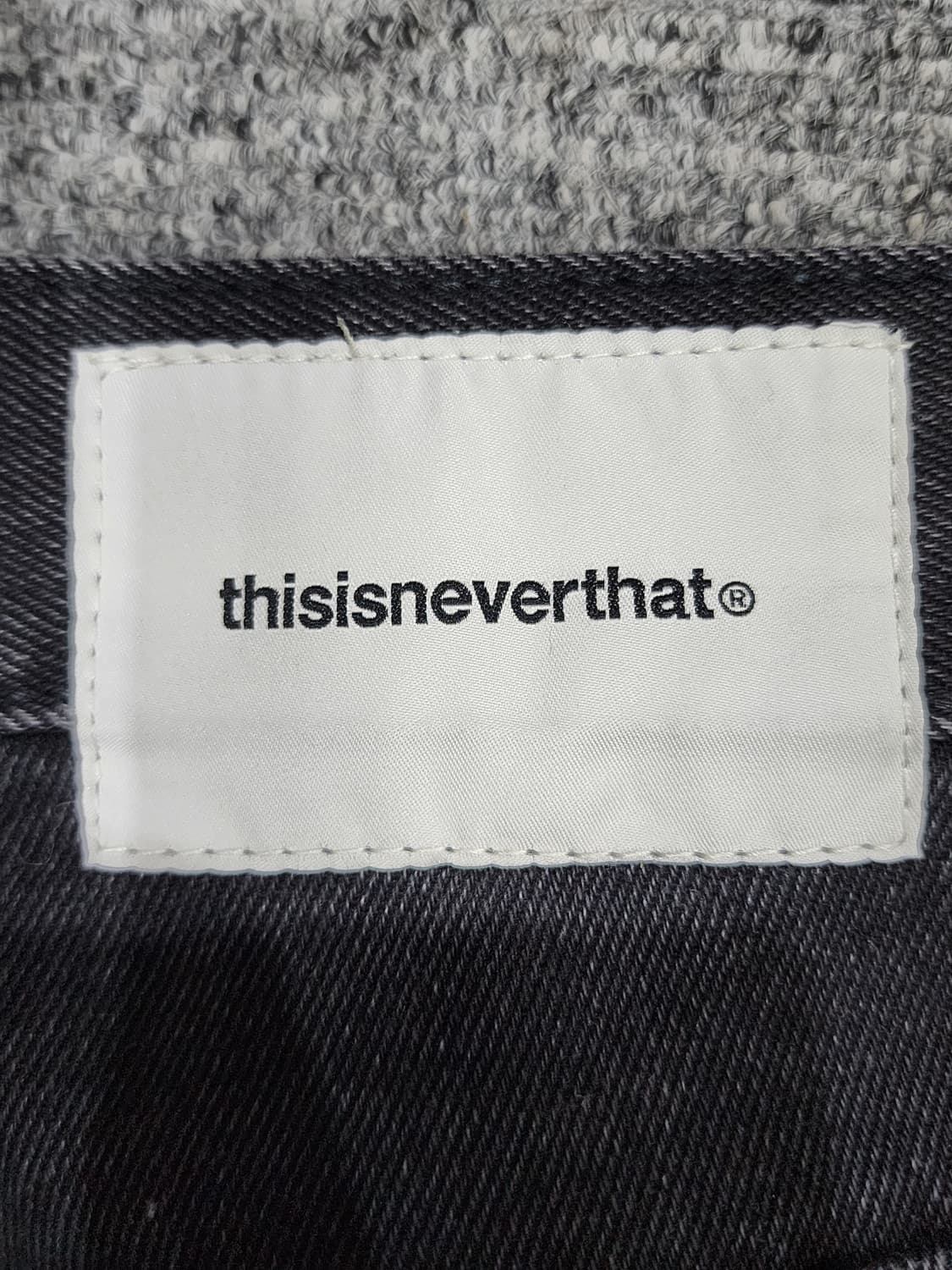 디스이즈네버댓 아카이브 웹 거미줄 자수 데님팬츠 바지 M 상품이미지7